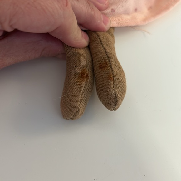 Animal Adventures Plush Girl Doll in Cute Pink Dress - Picture 4 of 9